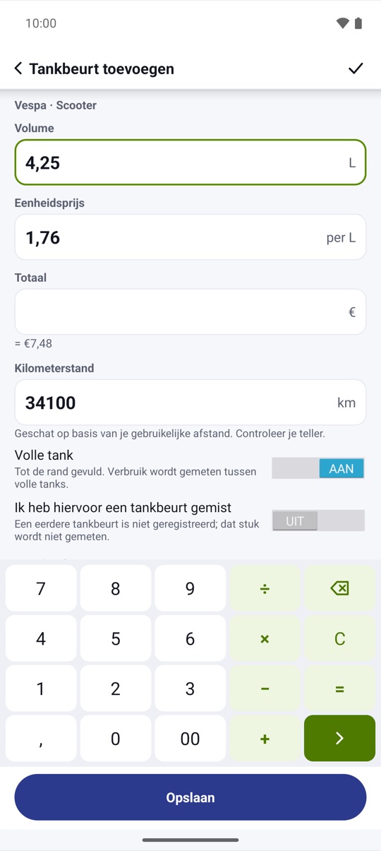 In een minuut klaar.